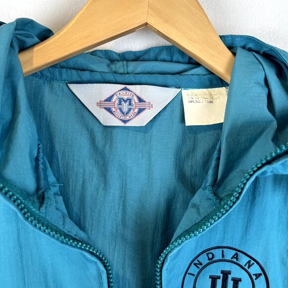 Vintage MV Sport Jacket Mens Medium‎ M IU Indiana University 90s Streetwear Y2K - Picture 2 of 7